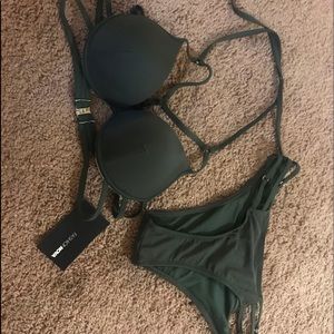 Olive swimming suit